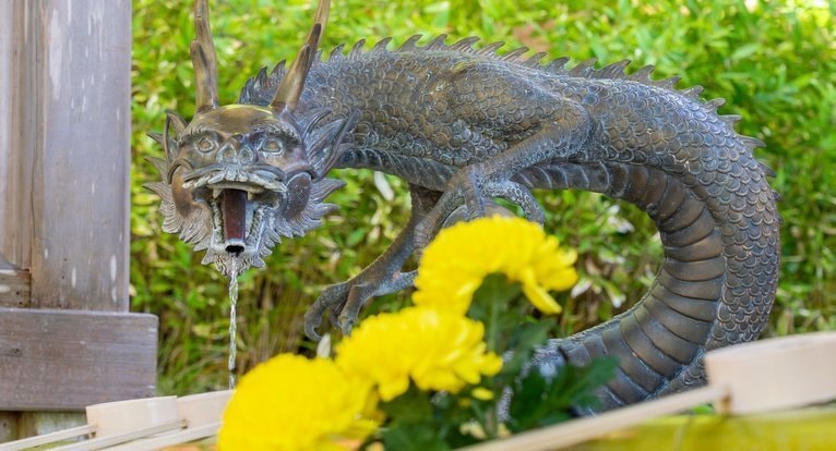鞍馬寺 転法輪堂前の手水舎の龍｜霊気を感じる聖地の象徴的な風景
