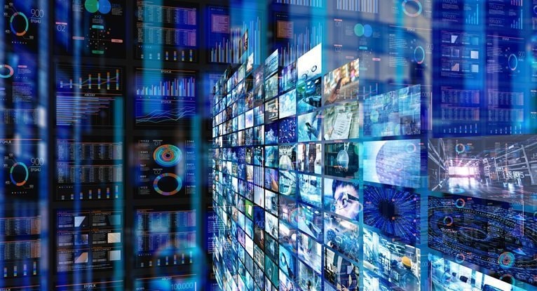 インスピレーションと直感力の広がりを象徴するデジタルビジョンのイメージ（チャネリング講座の学び）