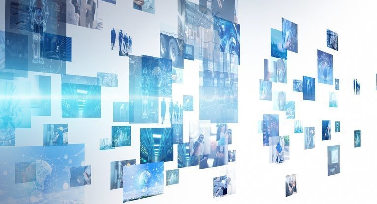 未来を見通すデジタルビジョンのイメージ（東京・赤坂のスピリチュアルリーディングと直感力）