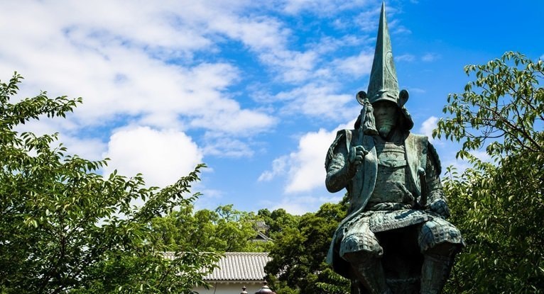 加藤清正公の長烏帽子の兜